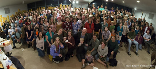 The AIC group photo from the 2012 AIC Potluck.