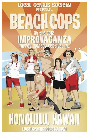 Beach Cops Poster.