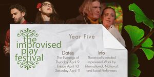 Publicity image for the 2015 Improvised Play Festival.